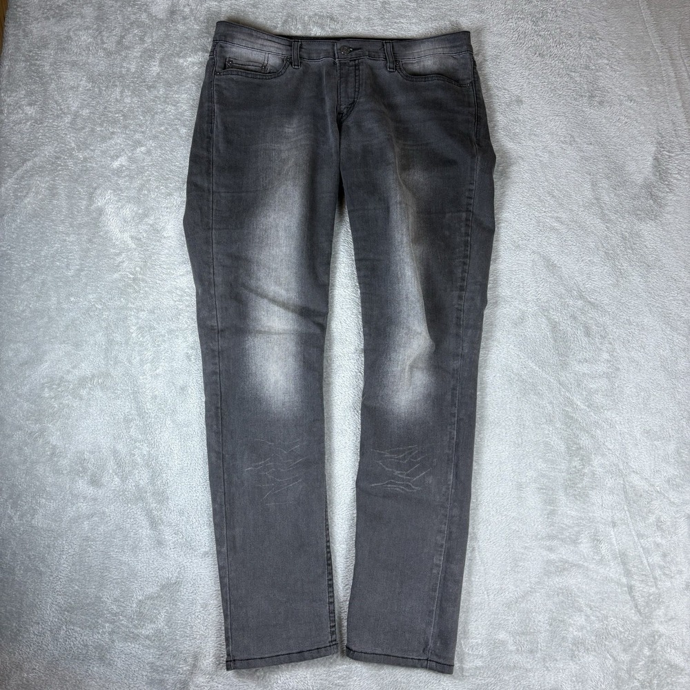 Levis 524 Jeans Womens Size 13 M Black Denim Too Superlow‎ Skinny Pants